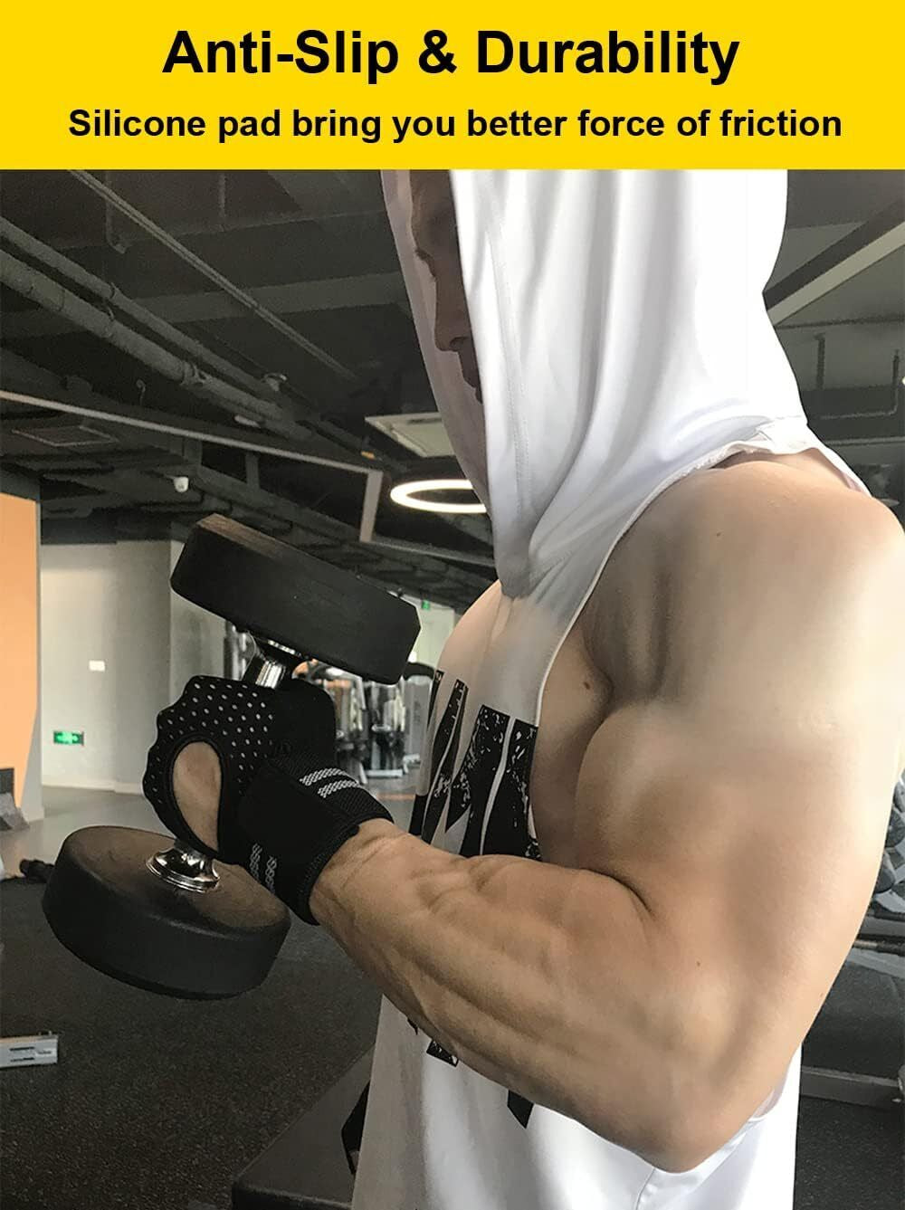 Weight Lifting Gloves Wrist Support Gym Fitness