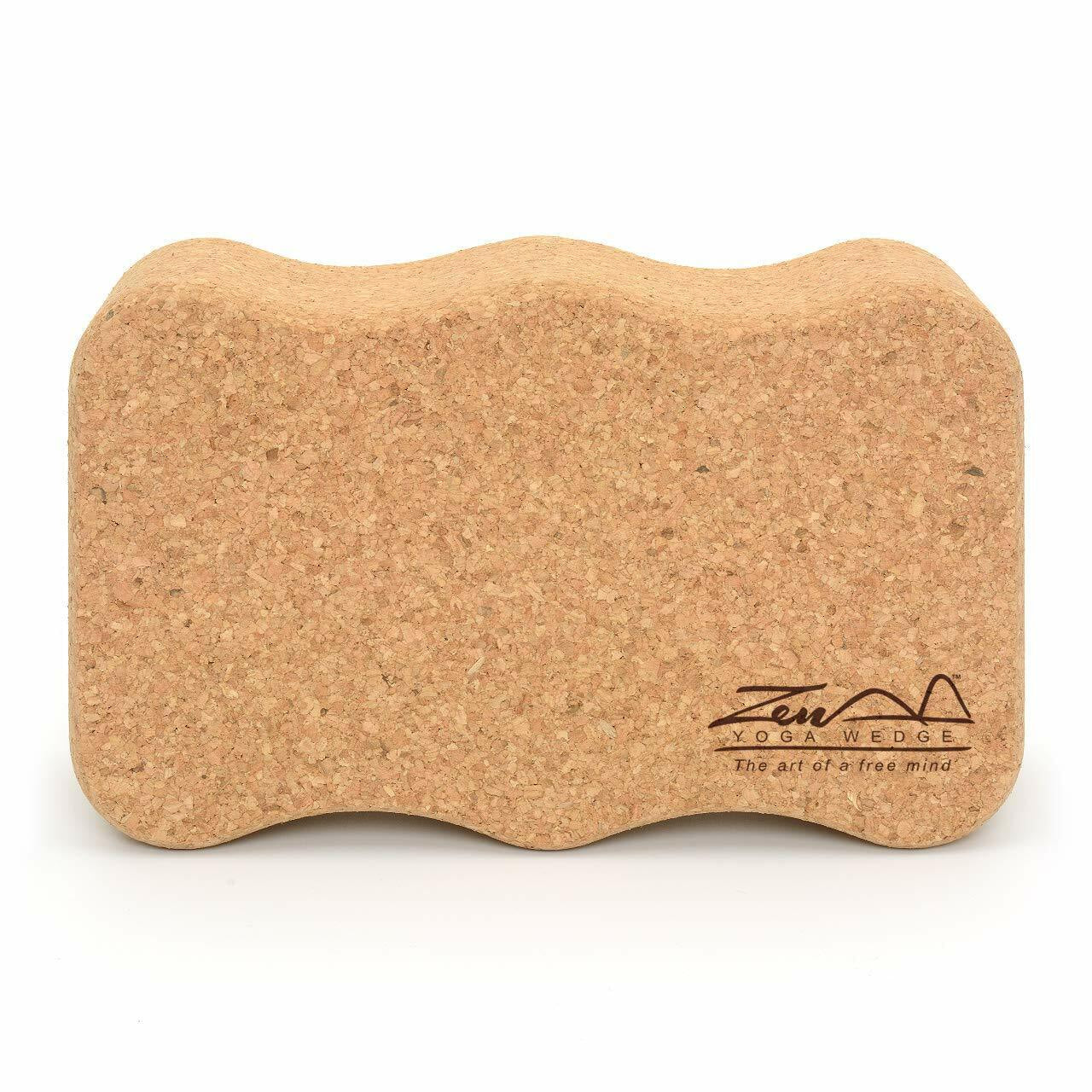 Cork Wood Exercise ONDA YOGA BLOCK WAVE Brick