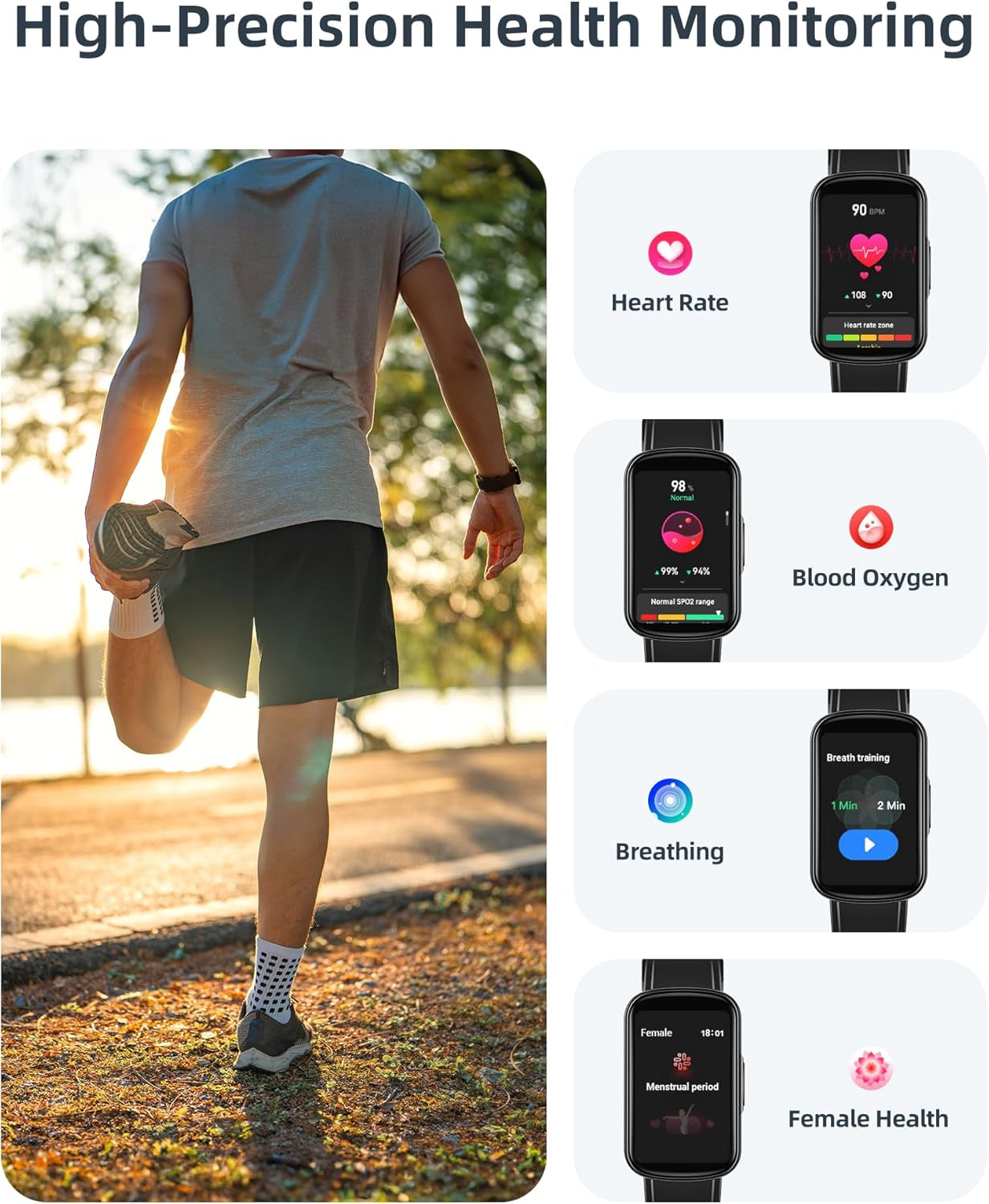 Smart Watch Answer/Make Calls, Smart Watch for Men Women Fitness Watch
