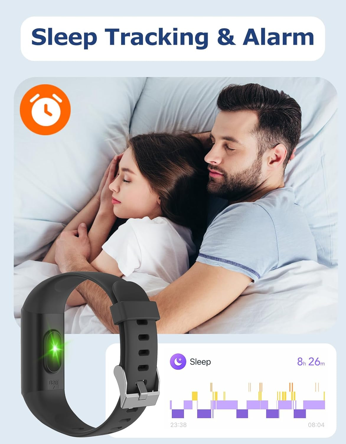 Fitness Tracker with Heart Rate Tracker Sleep Tracking
