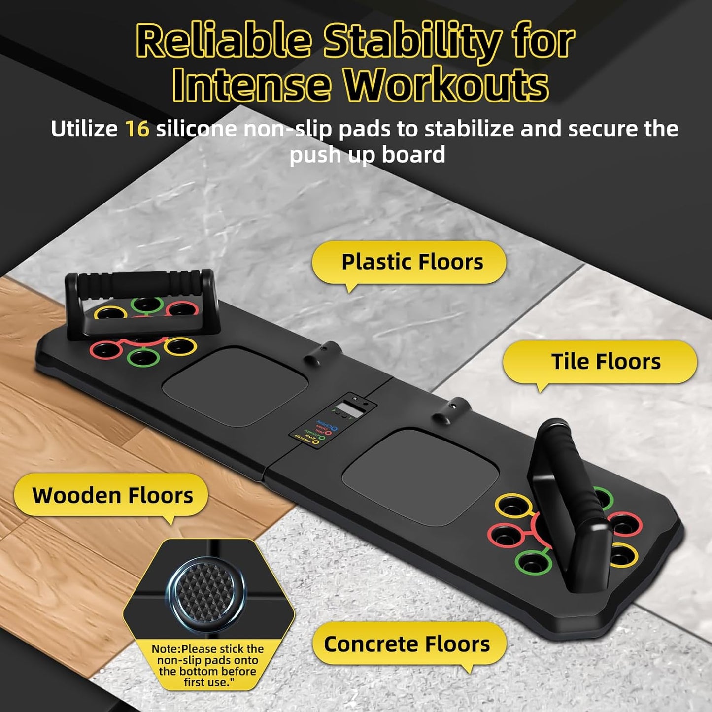 Push up Board with Automatic Count, 24 in 1 Press up Board Exercise Equipment for Home Use, System Fitness Floor Chest Muscle Exercise Professional Equipment Burn Fat for Men & Women Strength Training