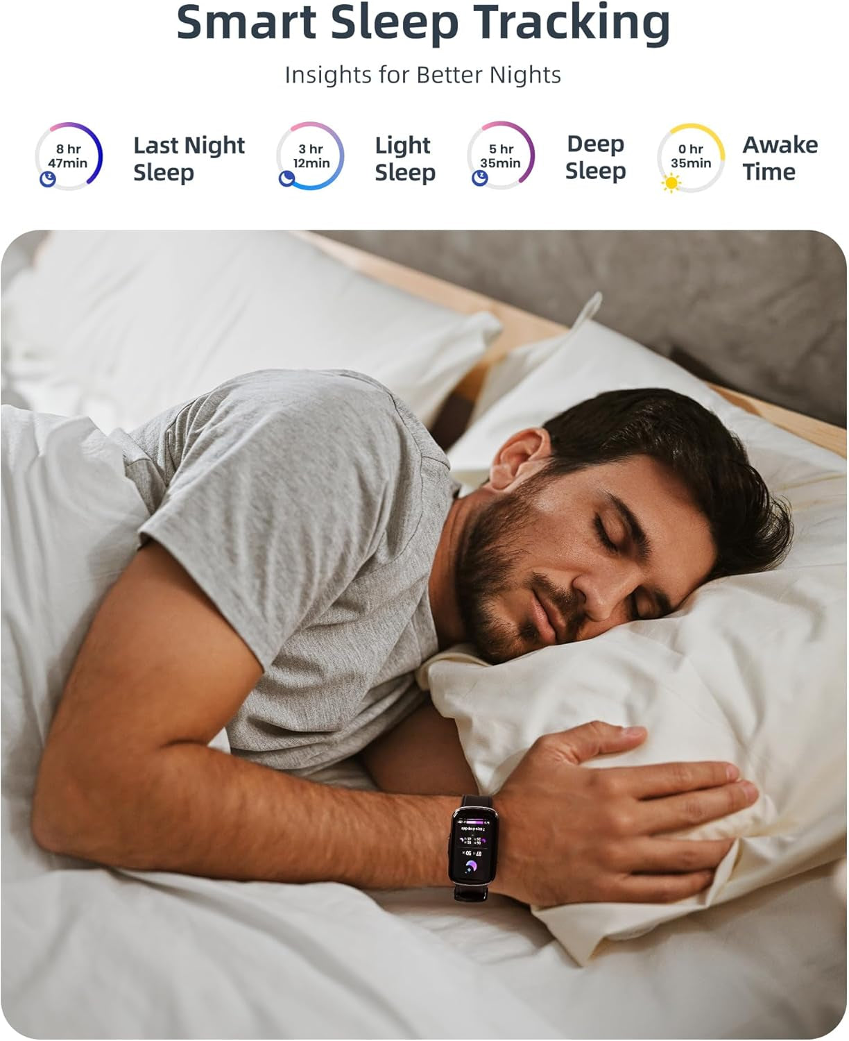 Smart Watch Answer/Make Calls, Smart Watch for Men Women Fitness Watch