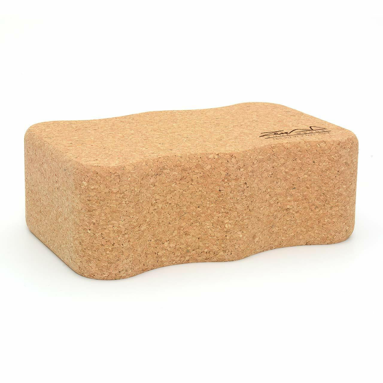 Cork Wood Exercise ONDA YOGA BLOCK WAVE Brick
