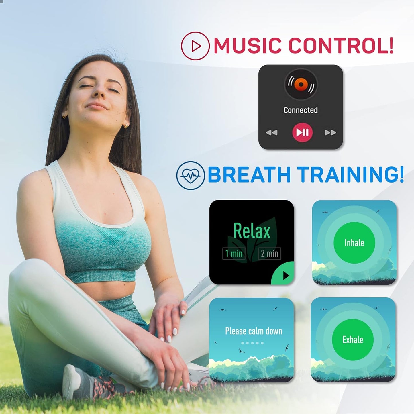 Move Veryfitpro Smart Watch HR Heart Rate Sleep Monitor IP68 Waterproof Activity Fitness Tracker