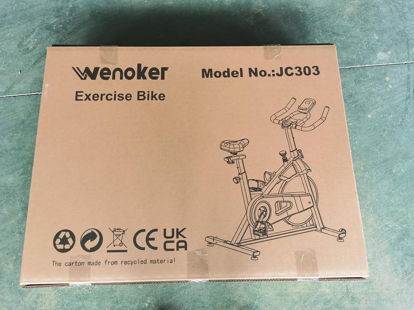 Exercise Bike Indoor Cycling, Spin Bike Exercise Equipment for Home Gym Use with LCD Display & Tablet Holder Fitness Workout Cardio Training Machine