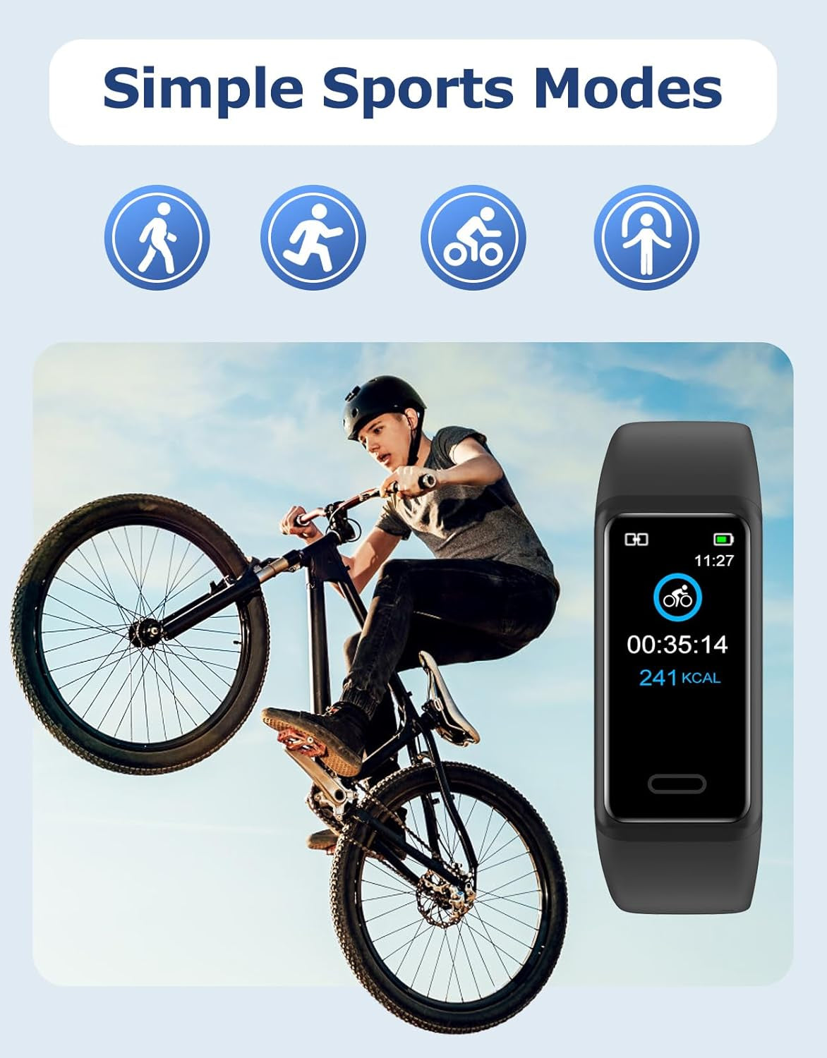 Fitness Tracker with Heart Rate Tracker Sleep Tracking