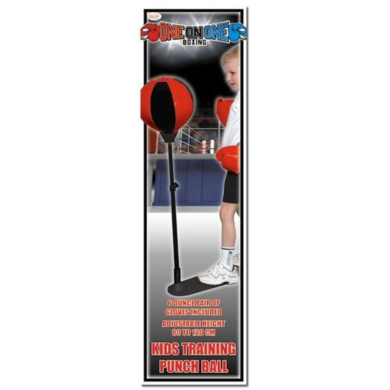 Kids BOXING SET Punch Ball Bag & Gloves Kit Fitness Exercise Birthday Gift Pack