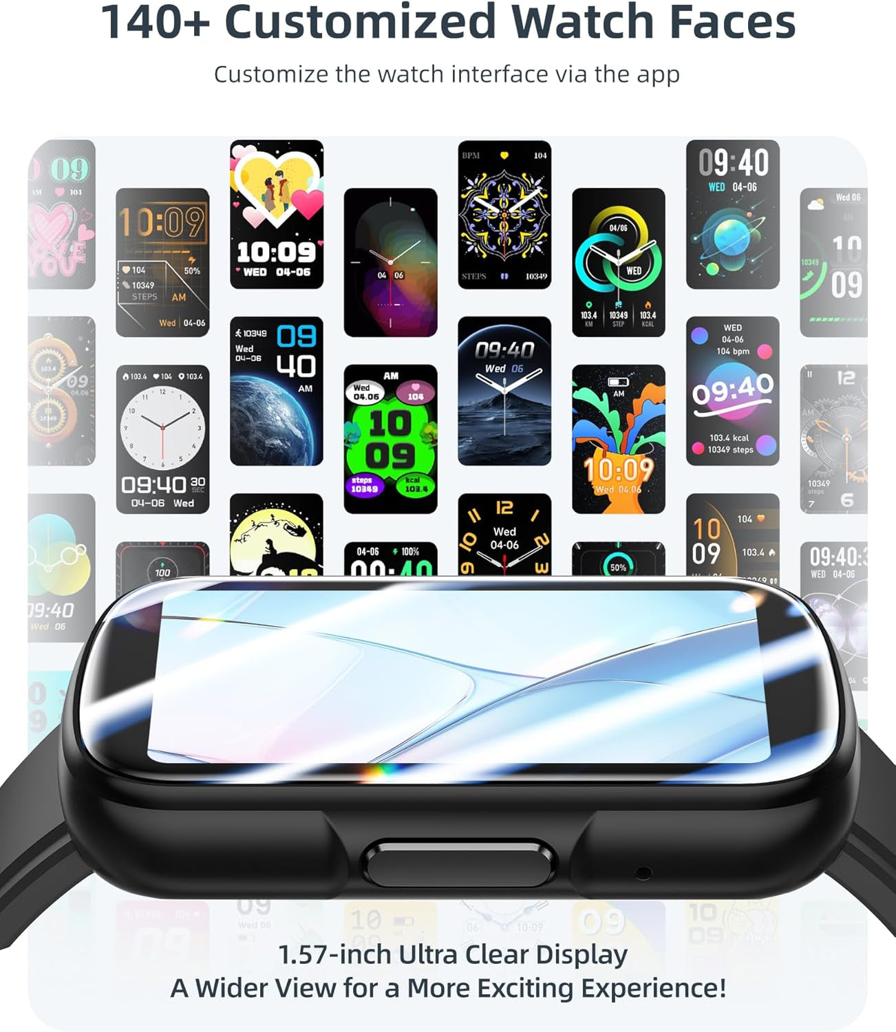 Smart Watch Answer/Make Calls, Smart Watch for Men Women Fitness Watch