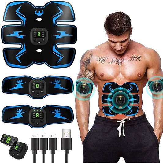 Rechargeable EMS Abdominal Muscle Stimulator ABS Trainer Toner