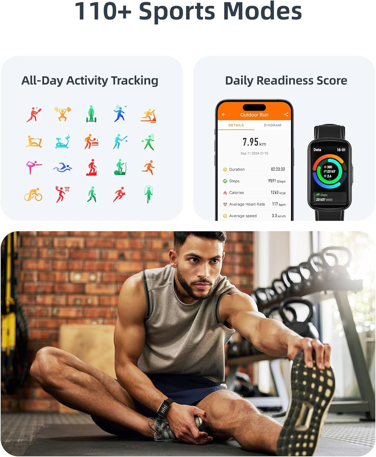 Smart Watch Answer/Make Calls, Smart Watch for Men Women Fitness Watch