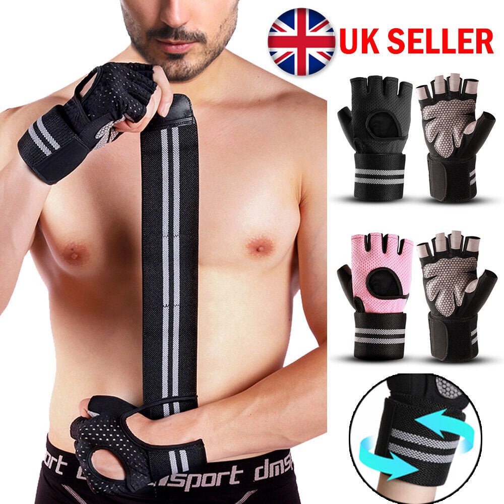 Weight Lifting Gloves Wrist Support Gym Fitness