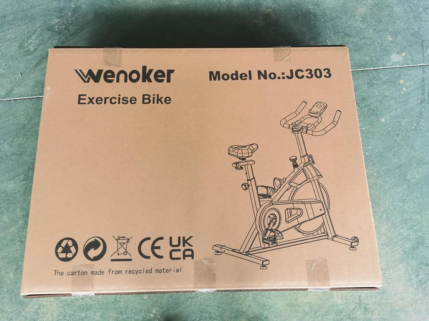 Exercise Bike Indoor Cycling, Spin Bike Exercise Equipment for Home Gym Use with LCD Display & Tablet Holder Fitness Workout Cardio Training Machine